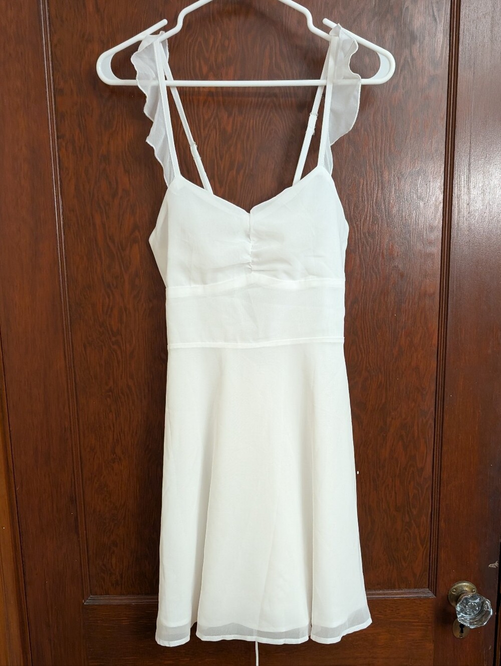 Like New! A-line White Mini Dress